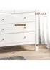 HOMCOM White Modern Chest Of Drawers (79cm x 39.5cm x 80.5cm) - One Size Image 5