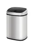 HOMCOM Chrome Sensor Dustbin Touchless Trash Can - One Size Image 2