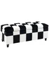 HOMCOM Velvet Storage Ottoman White (114cm x 47cm x 47cm) - One Size Image 2