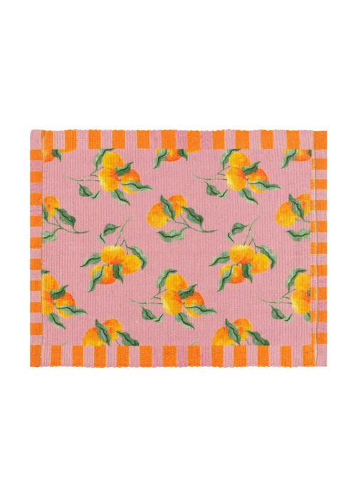 furn. Oranges Set Of 4 Table Placemats (46 x 36cm) - One Size Image 4