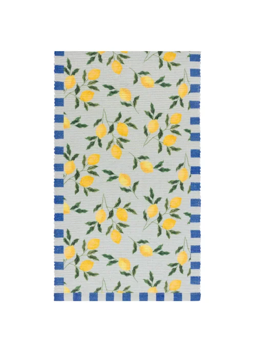 furn. Lemons Table Runner (230 x 35cm) - One Size Image 3