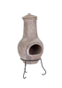Charles Bentley Outdoor Medium Natural Clay Chiminea Patio Heater (80cm x 35cm) - One Size Image 3
