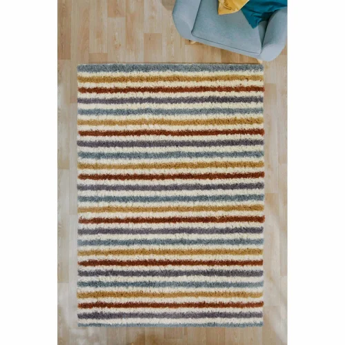 Homemaker Rainbow Stripe Snug Rug - 100 x 150 Image 1
