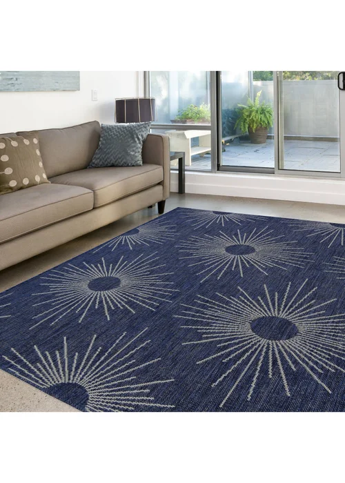 Homemaker County Navy Stars Rug - 160 X 230 Image 4