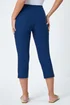 Roman Midnight Blue Petite Cropped Stretch Trouser - 14 Image 4