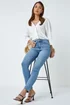 Roman Blue Slim Leg Stretch Mom Jeans - 18 Image 2