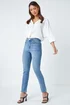 Roman Blue Slim Leg Stretch Mom Jeans - 18 Image 4