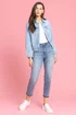Roman Light Blue Classic Cotton Denim Jacket - 14 Image 3