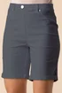 Roman Dark Grey Turn Up Stretch Shorts - 16 Image 1