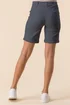 Roman Dark Grey Turn Up Stretch Shorts - 16 Image 2