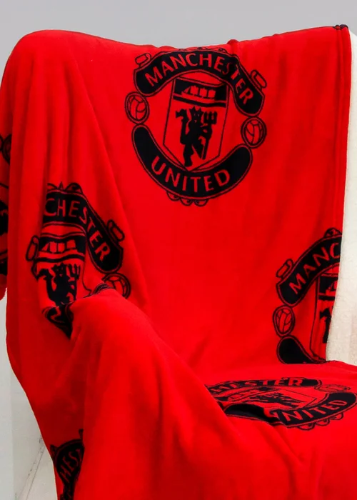 Manchester United FC Classic Fleece Throw (100 x 150cm) - 100 x 150 Image 2