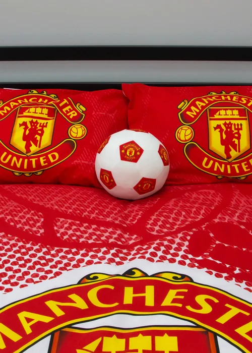 Manchester United FC Crest Double Panel Duvet - Double Image 2