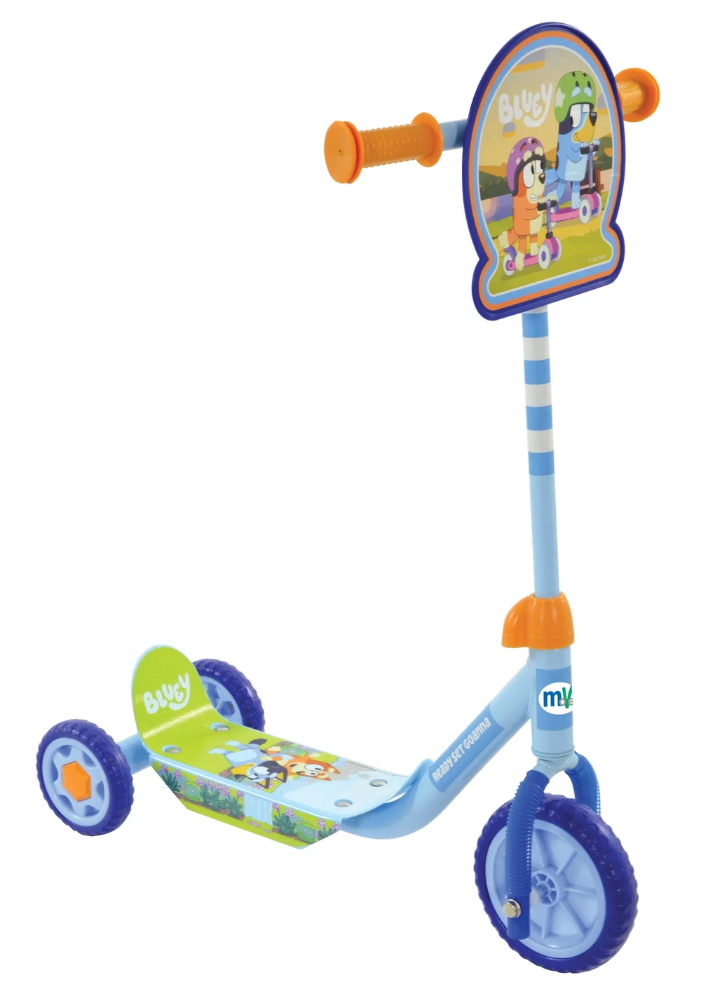 Bluey Multi Colour Deluxe Tri Scooter - One Size Image 1