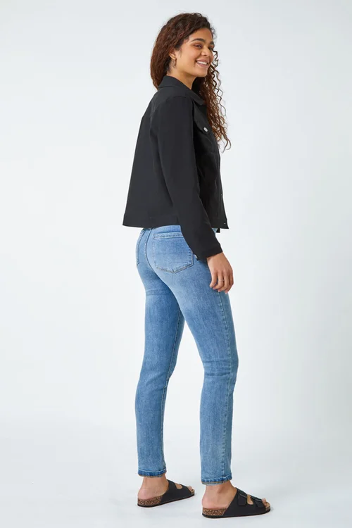 Roman Black Stretch Pocket Detail Jacket - 14 Image 3