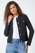 Roman Black Stretch Pocket Detail Jacket - 14 Image 1