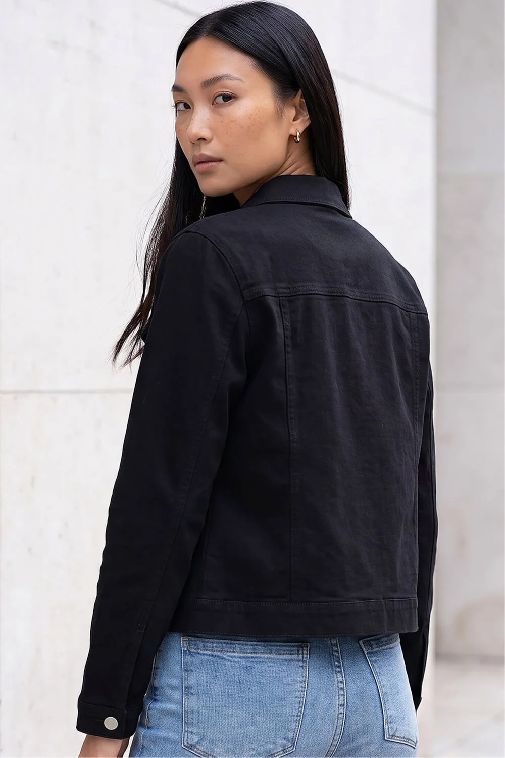 Roman Black Stretch Pocket Detail Jacket - 16 Image 4