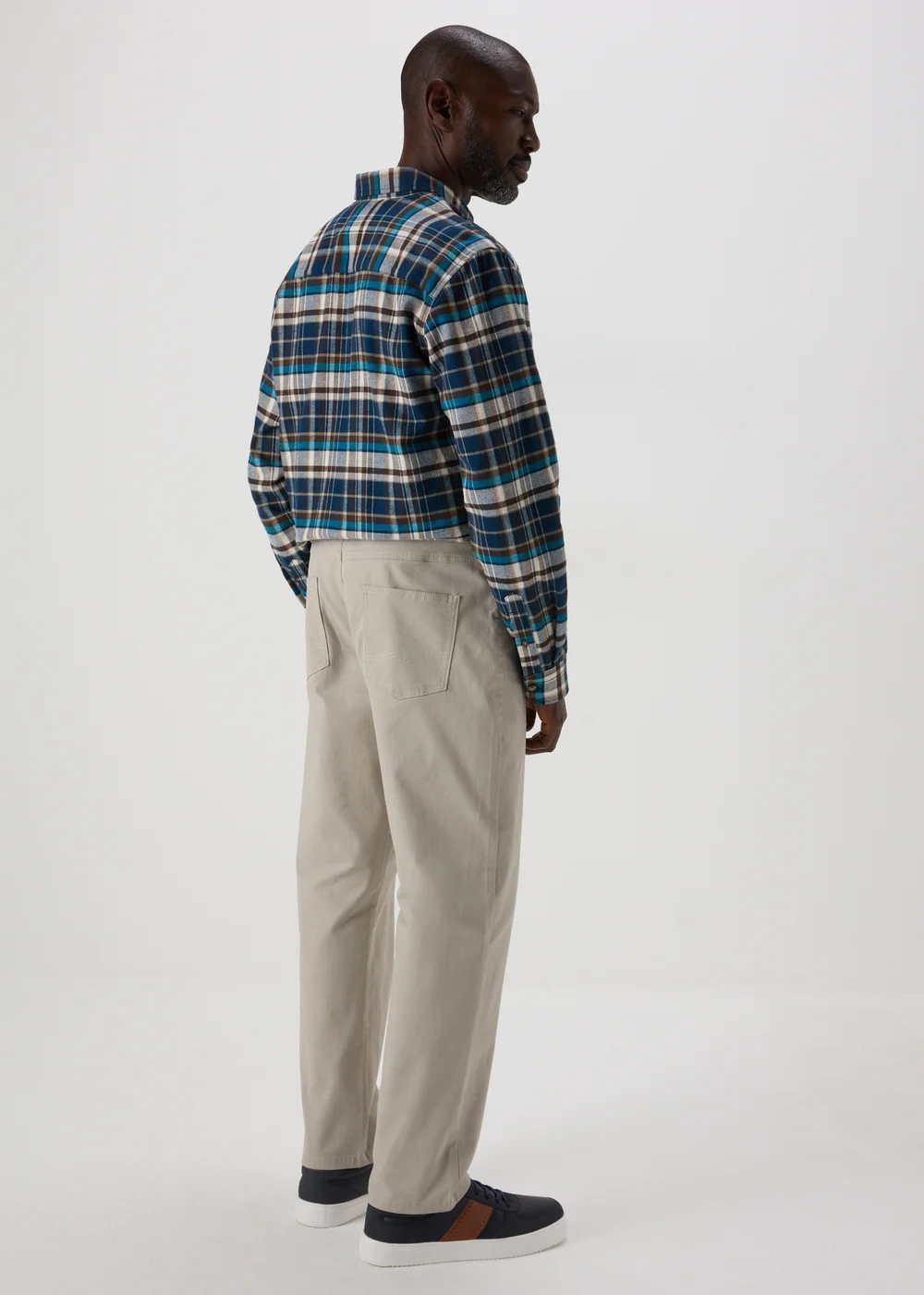 Lincoln Bone 5 Pocket Trousers - 32 Waist Regular Image 2