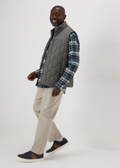 Lincoln Bone 5 Pocket Trousers - 32 Waist Regular Image 4