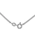 Golden Moments Sterling Silver Round CZ Necklace - One Size Image 2