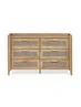 Julian Bowen Brown Sydney 6 Drawer Wide Chest (75 x 120 x 41cm) - No Size Image 4