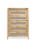 Julian Bowen Brown Sydney 5 Drawer Chest (120 x 80 x 41cm) - No Size Image 4