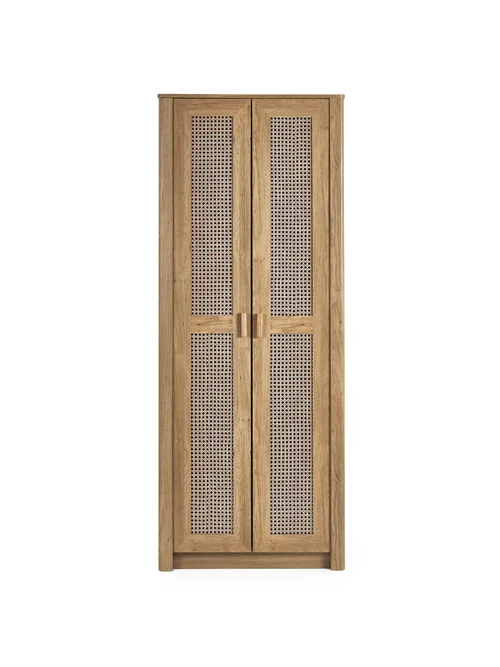Julian Bowen Brown Sydney 2 Door Wardrobe (202 x 88 x 55cm) - No Size Image 4
