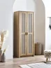 Julian Bowen Brown Sydney 2 Door Wardrobe (202 x 88 x 55cm) - No Size Image 1