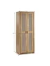 Julian Bowen Brown Sydney 2 Door Wardrobe (202 x 88 x 55cm) - No Size Image 6