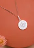 Golden Moments Sterling Silver St. Christopher Travel Necklace - One Size Image 2