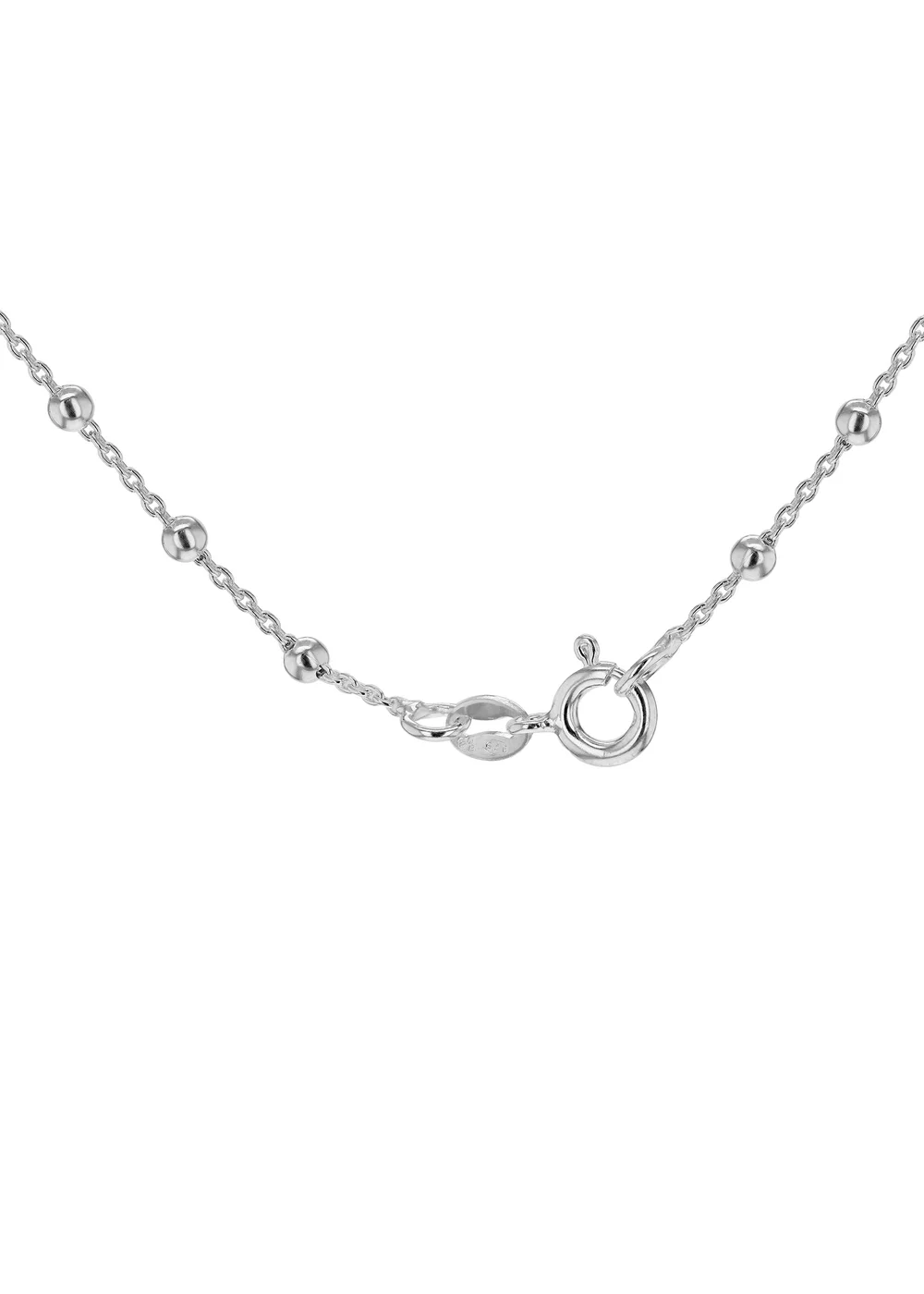Golden Moments Sterling Silver Ball Chain - One Size Image 2