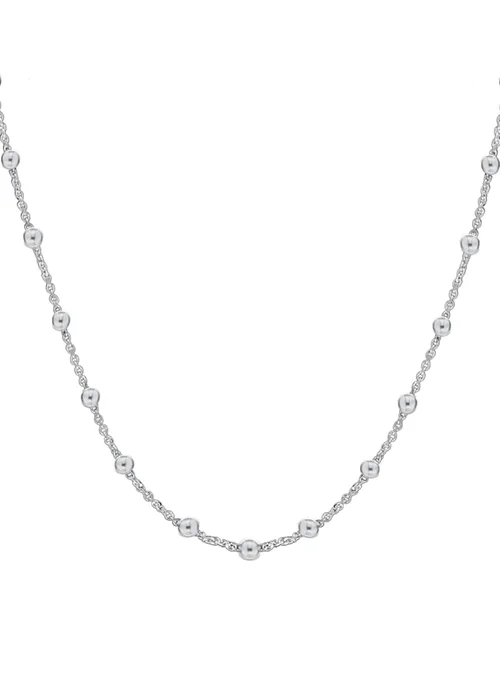 Golden Moments Sterling Silver Ball Chain - One Size Image 1