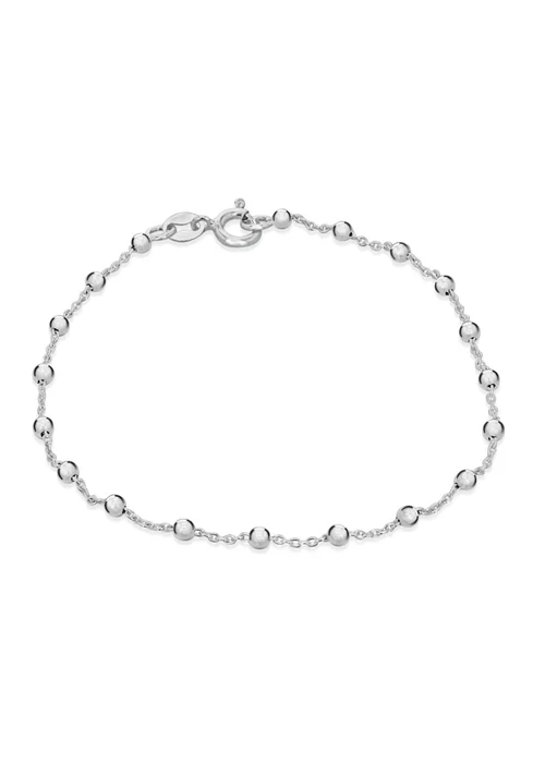 Golden Moments Sterling Silver Ball Bracelet - One Size Image 1