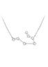 Golden Moments Sterling Silver Gemini Star Constellation Necklace - One Size Image 1
