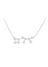 Golden Moments Sterling Silver Sagittarius Star Constellation Necklace - One Size Image 1