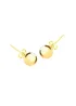 Golden Moments Yellow Gold Plated Ball Studs (8mm ) - One Size Image 2