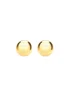 Golden Moments Yellow Gold Plated Ball Studs (8mm ) - One Size Image 1