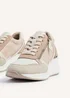 Linzi Aylin Camel Colour Block Wedge Trainer - Size 7 Image 5