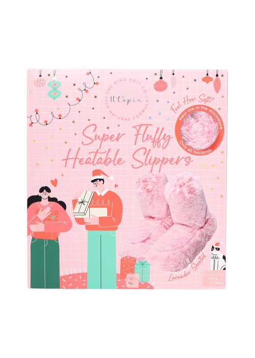 The Kind Edit Co. Utopia Heatable Slipper Gift Set - One Size Image 2