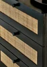 Julian Bowen Padstow 6 Drawer Chest in Black (75 x 120 x 40cm) - One Size Image 4