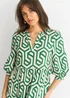 Gini London Green Long Sleeve Maxi Dress - 12 Image 3