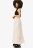 Gini London White Tiered Lace Embroidered Long Skirt - 10 Image 4