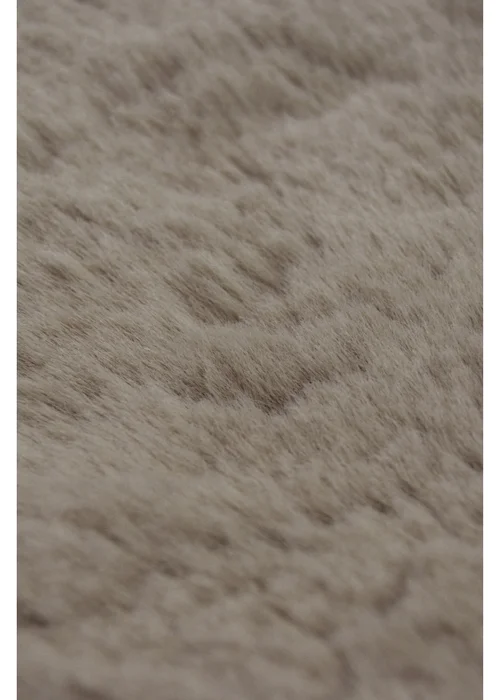 Homemaker Natural Luxury Fur Oblong Rug - 70 X 120 Image 2