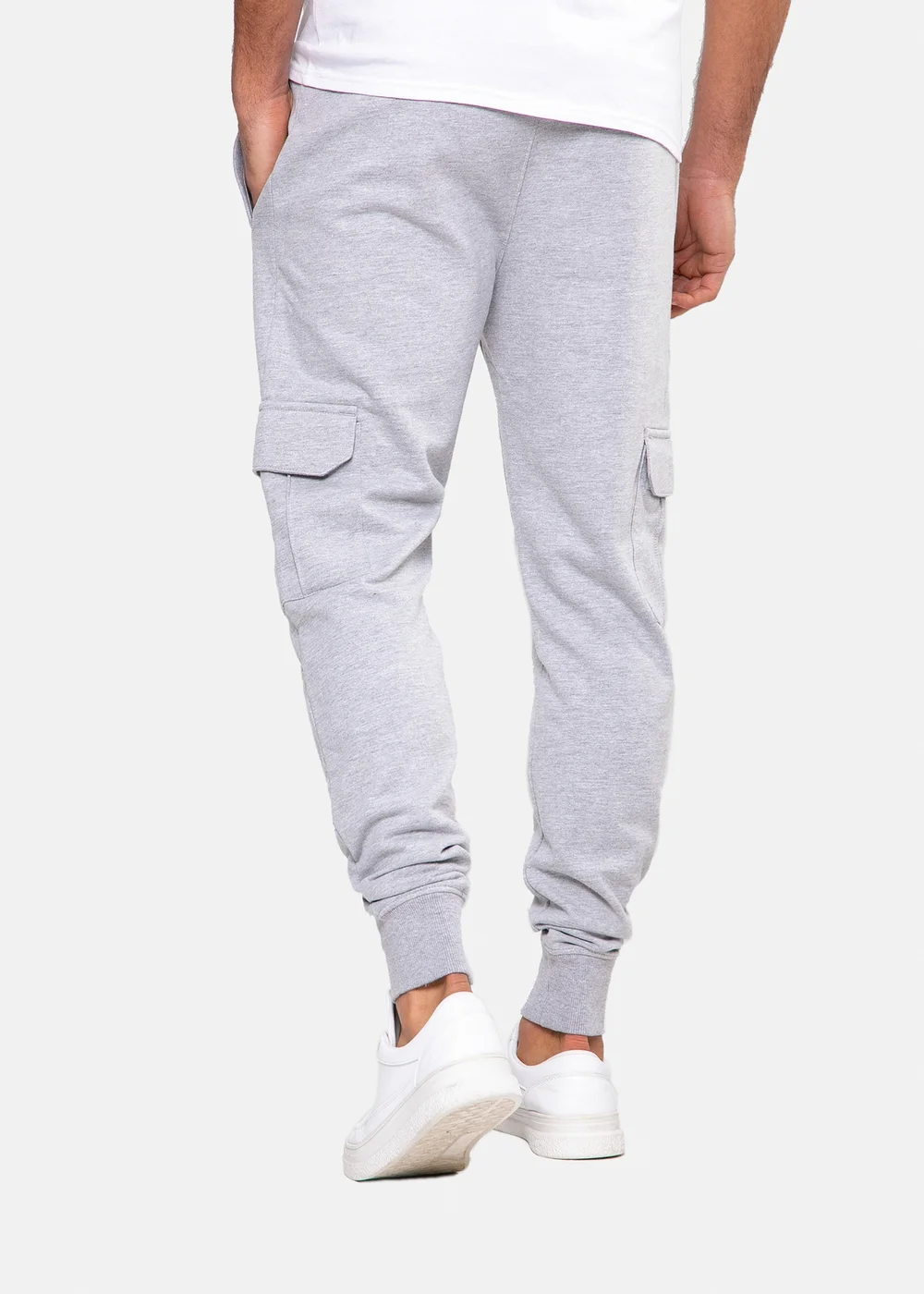 Threadbare Grey Cargo Style Joggers - 2XL Image 2