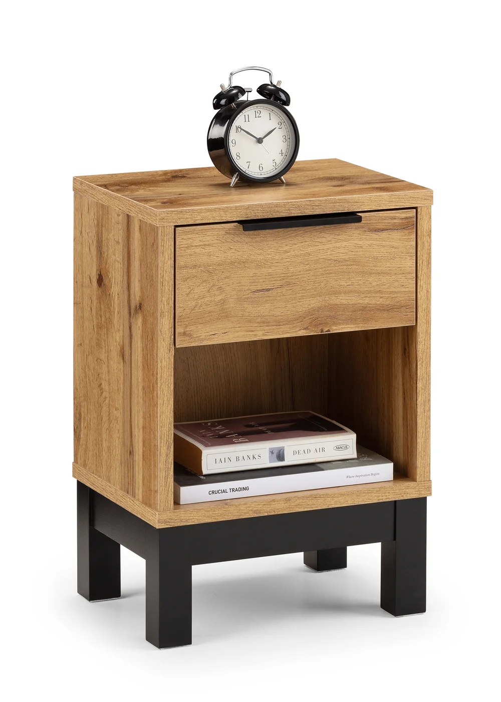 Julian Bowen Bali 1 Drawer Bedside in Light Brown (50 x 35 x 26cm) - No Size Image 3