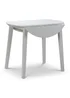 Julian Bowen Coast Grey Dropleaf Table (75 x 90 x 90cm) - One Size Image 3