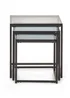 Julian Bowen Chicago Nest Of 3 Tables Smoked Glass (45 x 45 x 45cm) - One Size Image 4