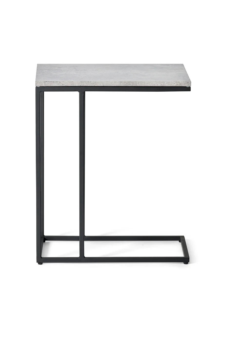 Julian Bowen Black Staten Drinks Table (60 x 30 x 50cm) - No Size Image 2