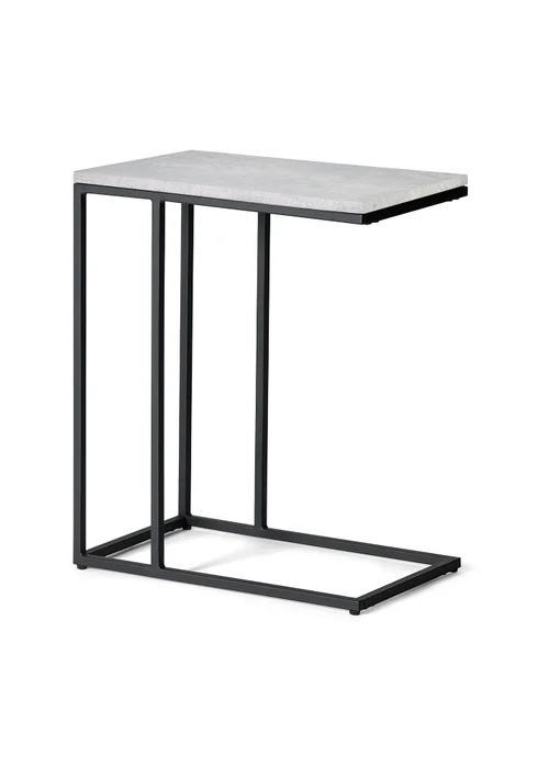 Julian Bowen Black Staten Drinks Table (60 x 30 x 50cm) - No Size Image 3