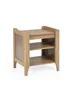 Julian Bowen Brown Sydney Lamp Table With Removable Shelf (55 x 48 x 40cm) - One Size Image 2