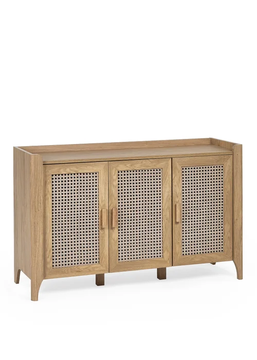 Julian Bowen Brown Sydney 3 Door Sideboard (75 x 120 x 41cm) - One Size Image 2